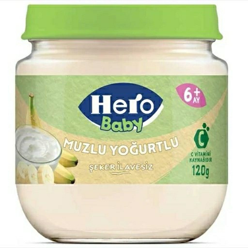 پودینگ ماست و موز هروبیبی Hero Baby