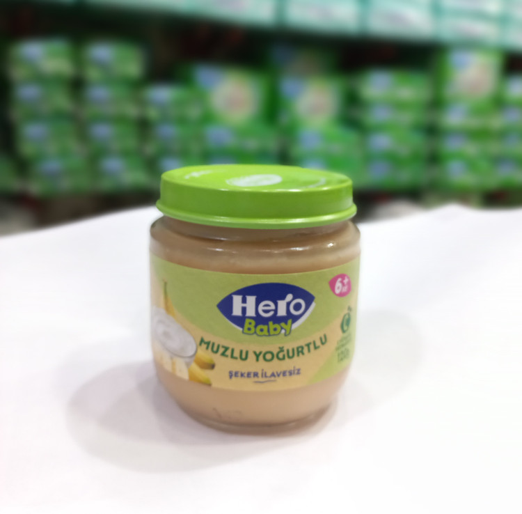 پودینگ ماست و موز هروبیبی Hero Baby