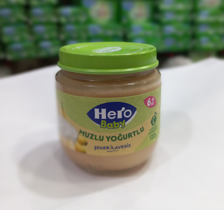 پودینگ ماست و موز هروبیبی Hero Baby