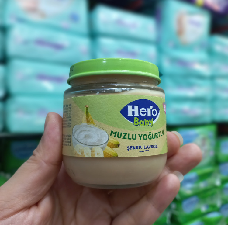 پودینگ ماست و موز هروبیبی Hero Baby