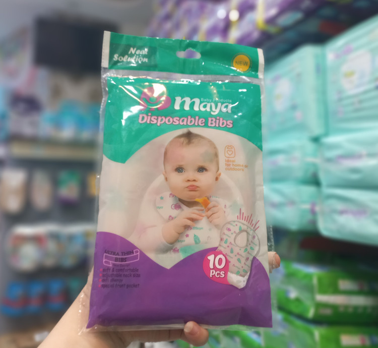 پیشبند یکبار مصرف کودک مایا (۱۰ عددی)