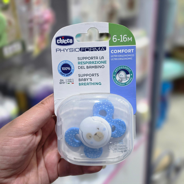 پستانک ارتودنسی ۶ تا ۱۶ ماه چیکو Chicco (در دو رنگ)
