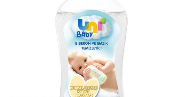 مایع ضدعفونی کننده و استریل شیشه شیر و وسایل کودک یونی بیبی uni babyحجم 500 ml