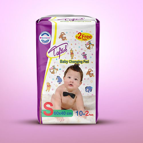 زیر انداز بهداشتی یکبار مصرف کودک تافته ۱۰ عددی +۲ عدد رایگان